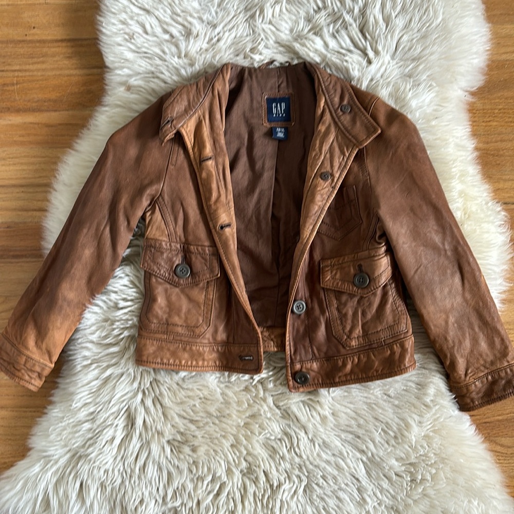Gap Kids Genuine Leather Jacket